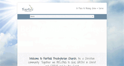 Desktop Screenshot of fairfieldpcusa.org