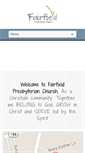 Mobile Screenshot of fairfieldpcusa.org